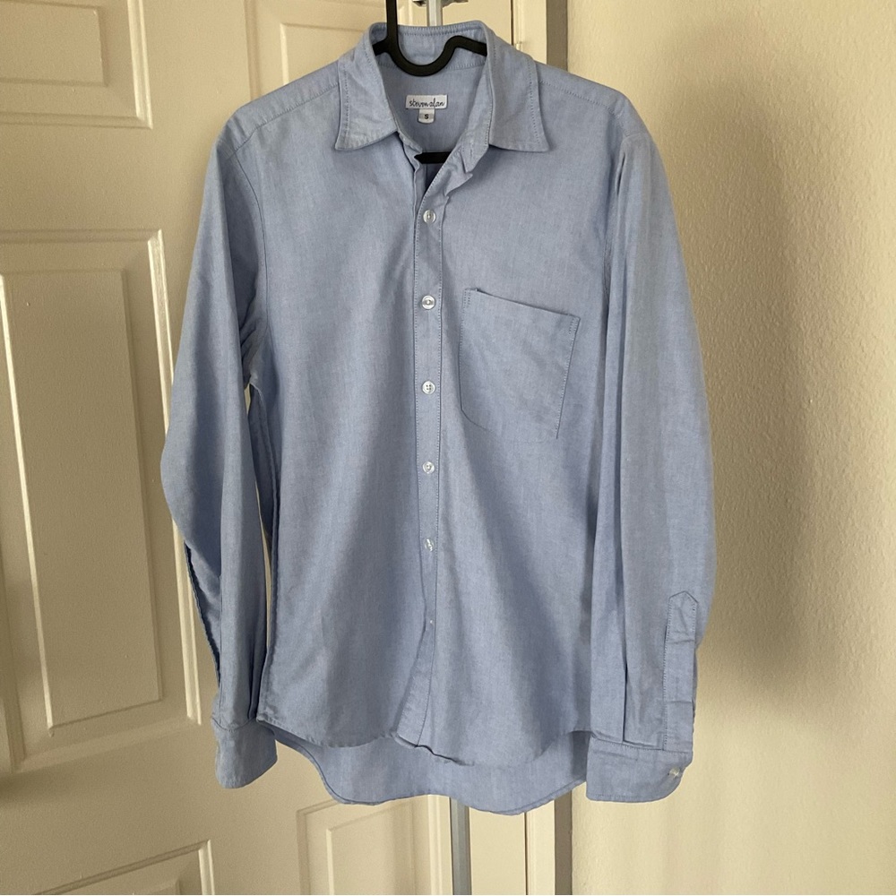 Steven Alan Blue Oxford Shirt Size S